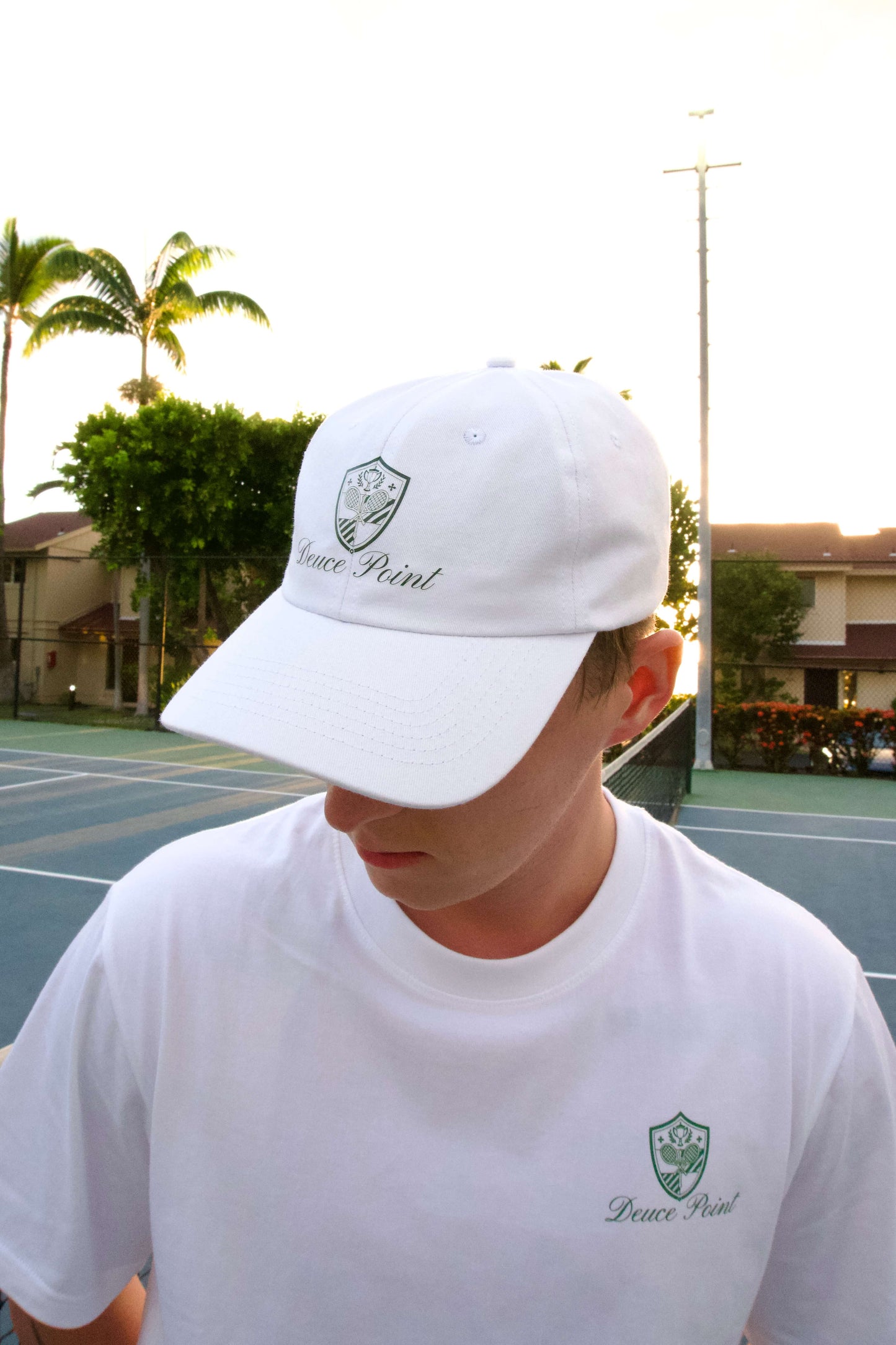 Deuce Point White Cap