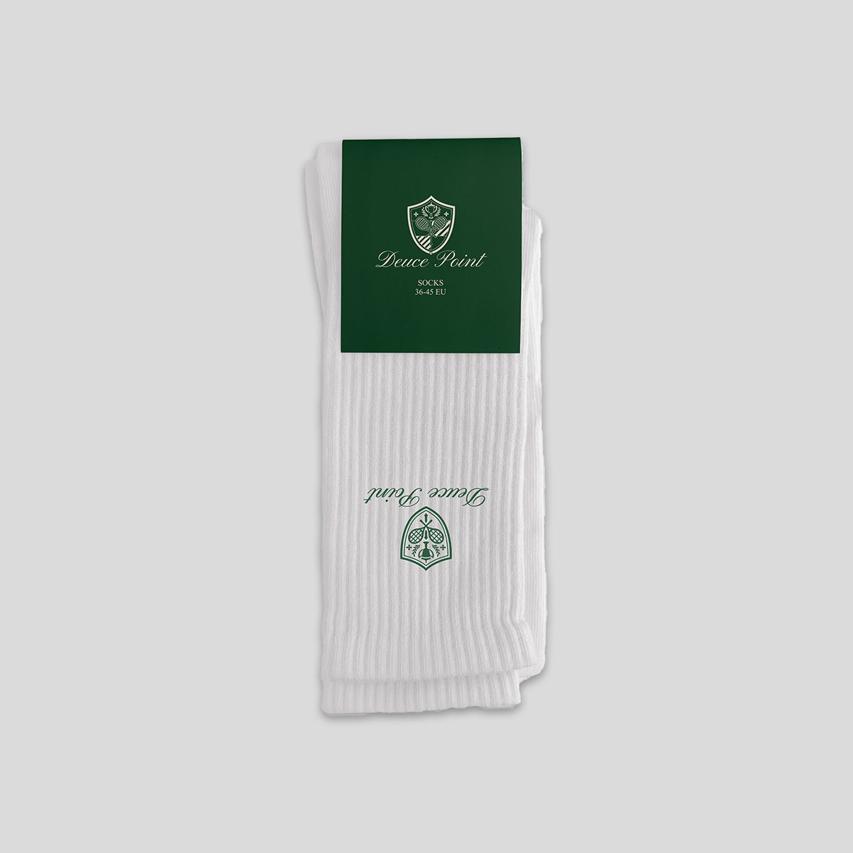 Deuce Point White Socks 2x
